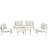 Myley 6-Piece Modular Outdoor Conversation Set With PE Wicker And Aluminum Frame-115762713-115762716