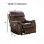 Fauteuil inclinable électrique Power Harbour Design Harwood