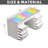 Makeup Vanity Desk HD Glass Top Built-in RGB Light Strips Large 13 Drawers Diamond Handles USB and Type-C-1346962108