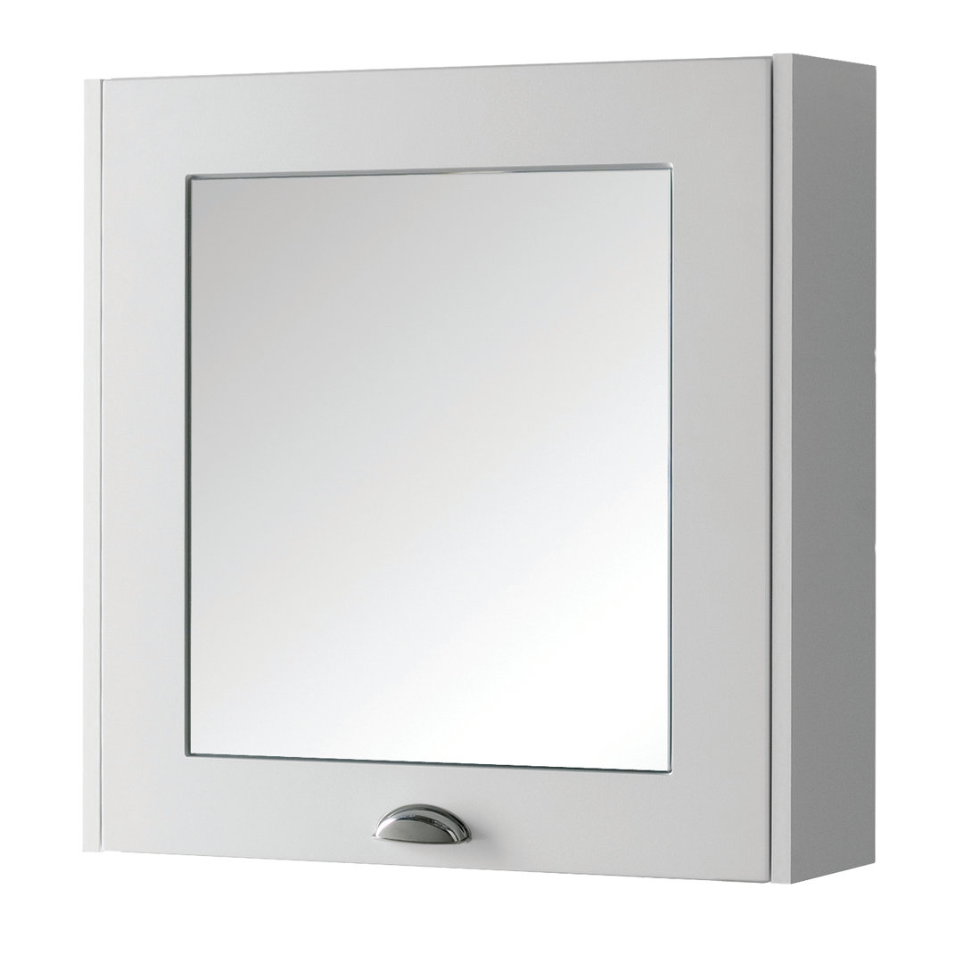 Astley 59.5cm x 60cm Surface Mount Mirror Cabinet