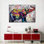 «Elephant Epic Colorful Elephant», reproduction sur toile-92519752