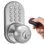 Bouton de porte électronique avec télécommande
