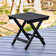 Table d'appoint pliante en bois Grandview Adirondack