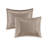 7 Piece Polyester Charmeuse Comforter Set Taupe King-130719046