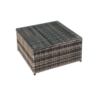 Syeed Square Metal Outdoor Coffee Table - 65 cm W 65 cm D
