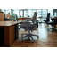 Chaise de bureau en Y avec dossier en filet et accoudoirs réglables, rouge-136577221
