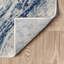 Tapis gris abstrait bleu Abani Skelton Collection ATL180B-740513816