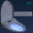 Electronic Bidet Toilet Seat with Instantaneous Water Heating, Seat Heating,  Air Heating,  Automatic Nozzle Cleaning, Night Light
