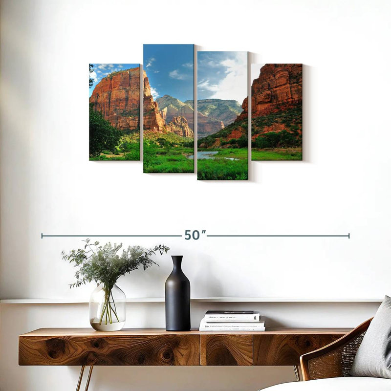 Canyons du parc national Alvord Zion, H 22 po x l 36 po
