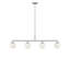 Lustre linéaire à quatre lumières Nube-125544855-125544857
