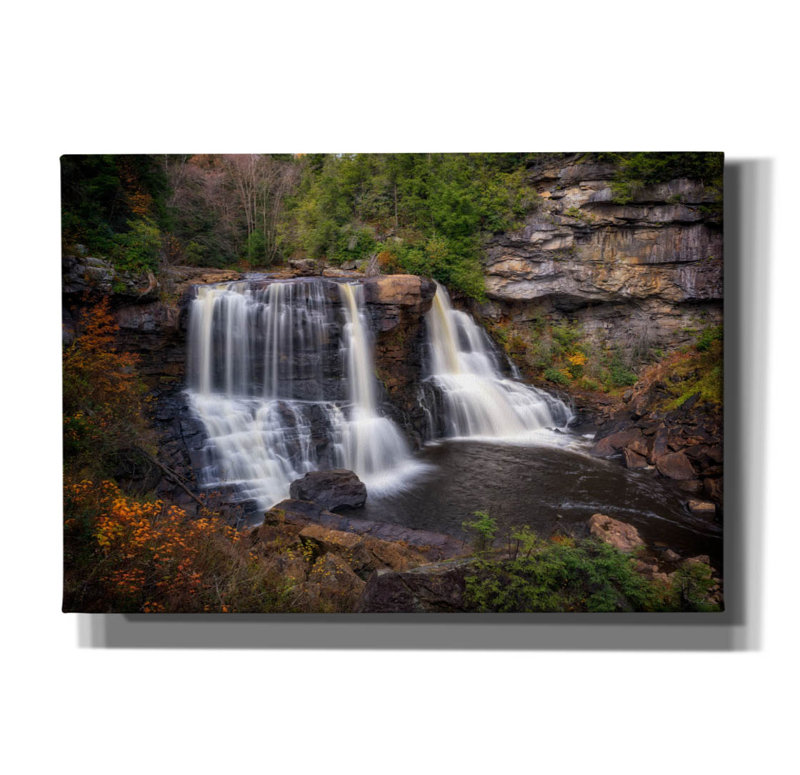 «Blackwater Falls West Virginia» par Rick Berk, art mural sur toile