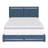 Senata Linen Upholstered Platform Bed Frame with Adjustable Headboard, Sturdy Slat Support System, No Box Spring Required - Boyd Sleep-2106661595-2106661598