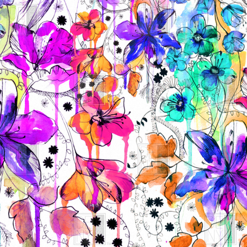 Nolting Floral Shower Curtain