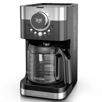 Black & Decker 10-Cup Select-A-Size Easy Dial Control Programmable Coffee Maker