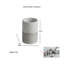 Ensemble d'accessoires de salle de bain 8 pièces City Line