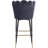 Sonette Upholstered Counter Stool with Metal Frame-1080848127