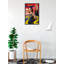 WNBA Indiana Fever - Caitlin Clark 24 - 22,37 x 34 po - Affiche encadrée en bois avec verre plexi