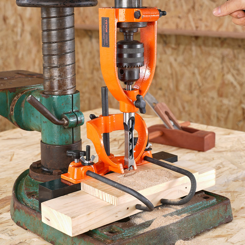 4 Model Drills Square Hole Chisel Set
