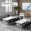 Ensemble de table de conférence et de formation mobile et pliable-1912596742