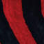 Tapis abstrait rouge royal / noir Fitts-455944614