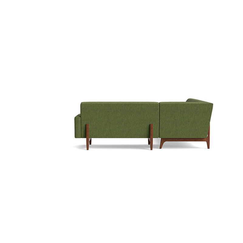 Tyler Sectional, Performance Weave - Basil, Left Hand Facing