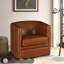 Luxueux fauteuil pivotant capitonné pour un confort et un style ultimes