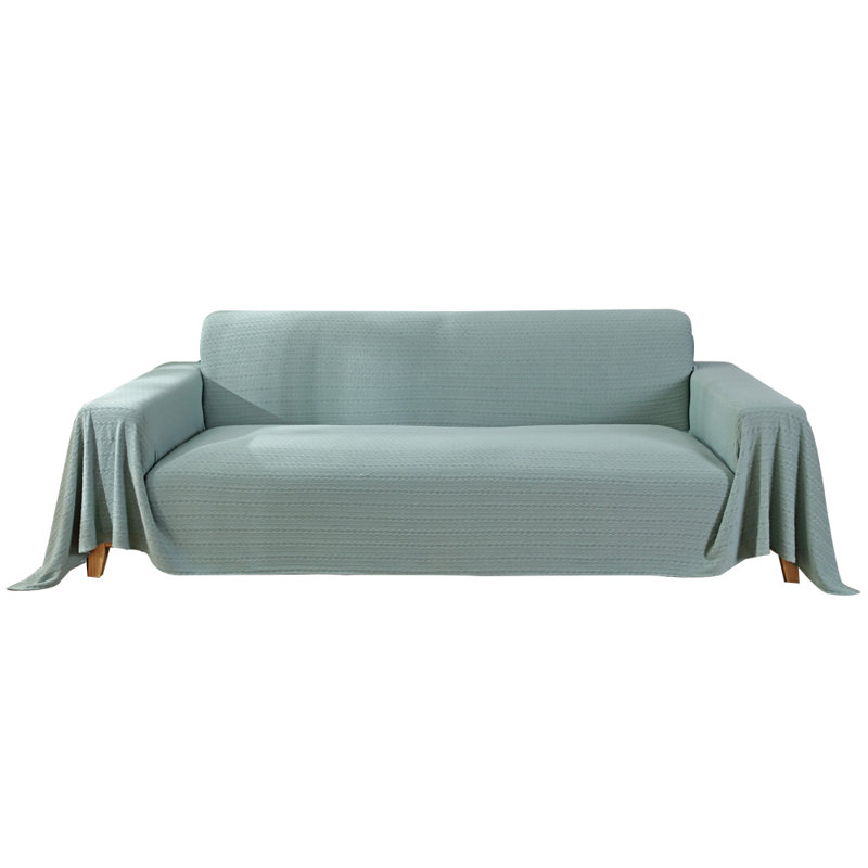 Polyacrylonitrile Box Cushion Loveseat Slipcover