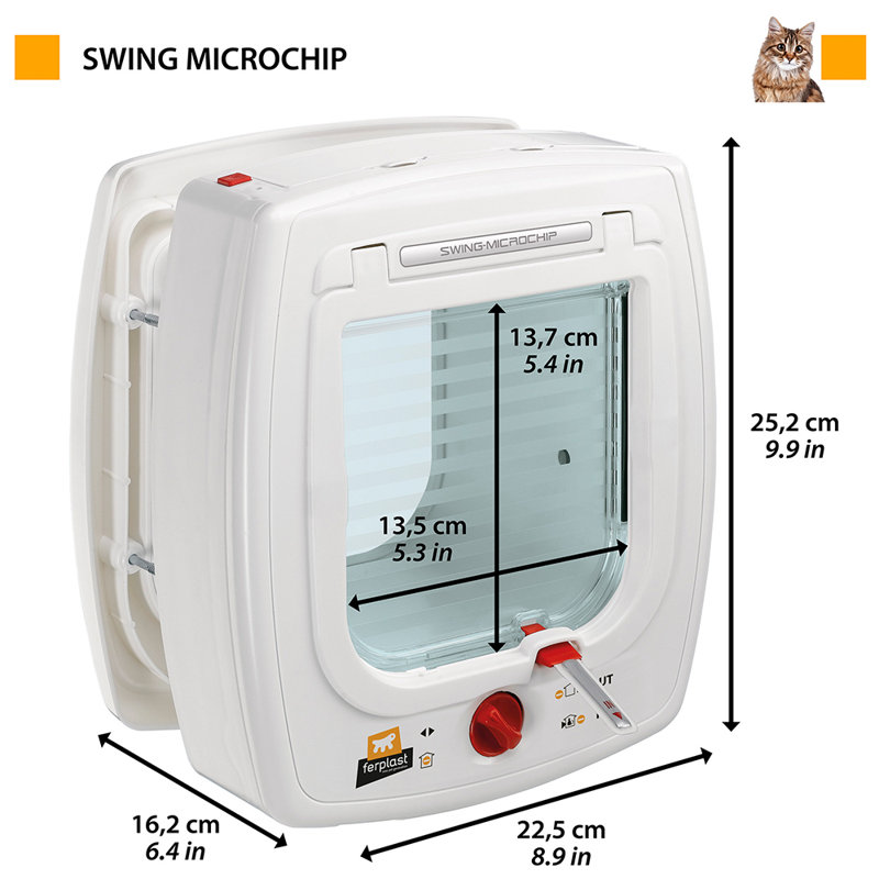 Pet Flap, White