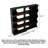 French-Style Retro Retractable Corner White Waxwood Storage Bookcase
