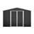 Outdoor Storage Shed 10X10 FT, Utility Metal Tool Storage With Lockable Doors And Updated Frame Structure, Large Metal Garden Shed For Backyard, Patio Lawn-123375755-123375758