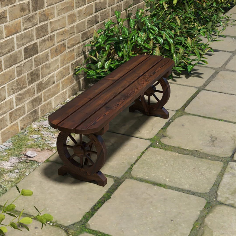 Manufactured Wood Wood Outdoor Bench