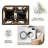 1PC Art Deco Geometric Black Gold Marble Pattern area rugs for Living Room, Soft and Comfortable, Suitable for all seasons, easy-to-maintain, machine washable Indoor floor mat, Under Table Farmhouse suitable for dining room, bedroom, entryway,-129513556