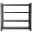 Étagère de garage très résistante, 6000 lb, très grandes tablettes réglables en métal (H 69 po x l 75 po x P 23,7 po)-129860103