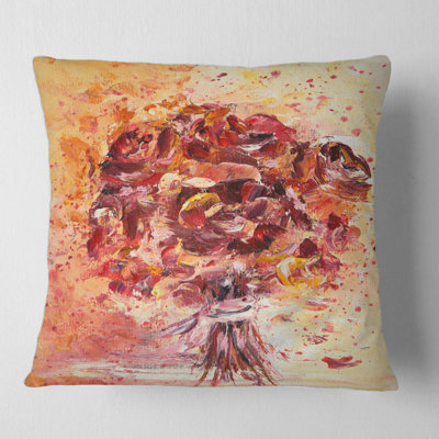 Housse et insert de coussin carré Fresh Flowers Bouquet