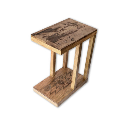 Table cheval de marque en fer - naturel
