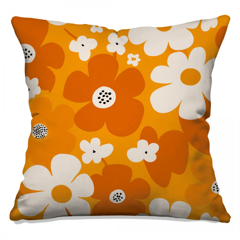 Coussin Floral, 26 po x 26 po