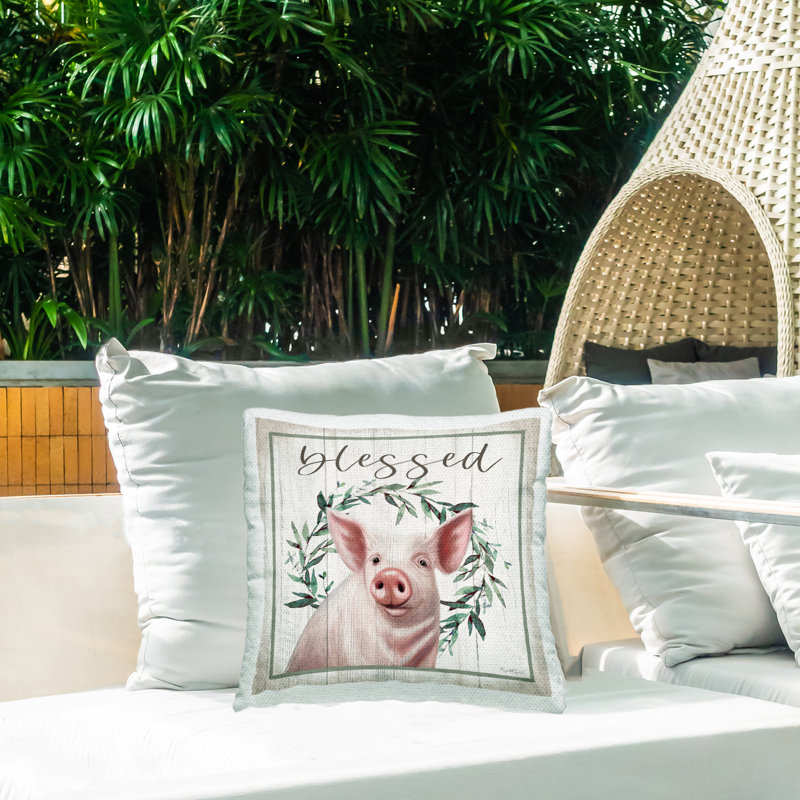 Housse et insert de coussin décoratif carré en polyester pour l'intérieur et l'extérieur