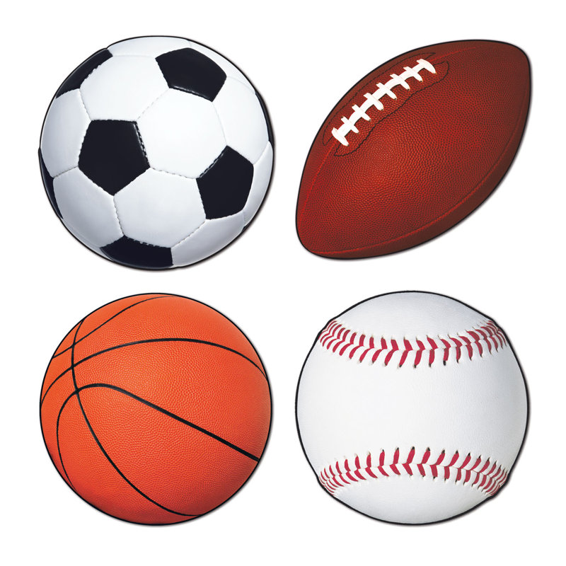 Découpes de sport - 12 à 15 po - paquet de 12