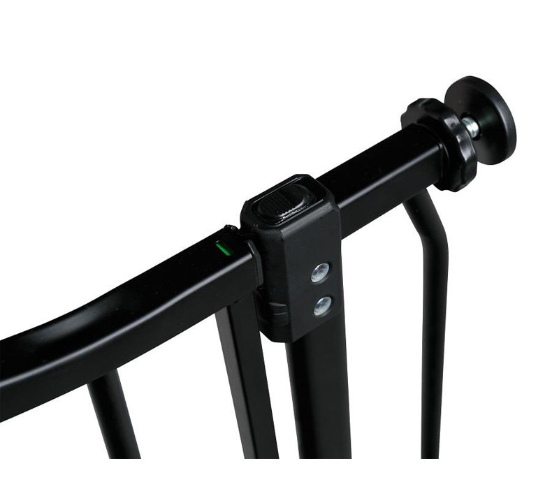 Chanina Safety Gate, Black, 100cm H x 206cm W x 4cm D