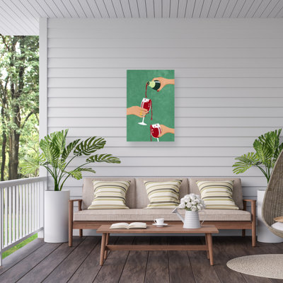 «Bachelors Cheers» sur impression sur toile