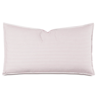 Taie décorative rayée en coton Blass Ticking par Alexa Hampton