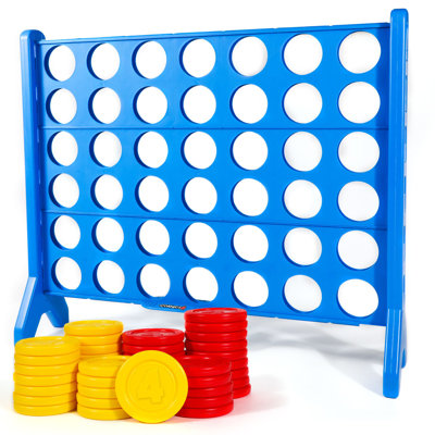 Giant Connect4: Hasbro's Original Connect4 Super-Sized - 46.5 inch All-Weather Official 4-in-a-Row