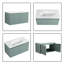 Meuble-lavabo simple avec plateau 35,8 Klairissa