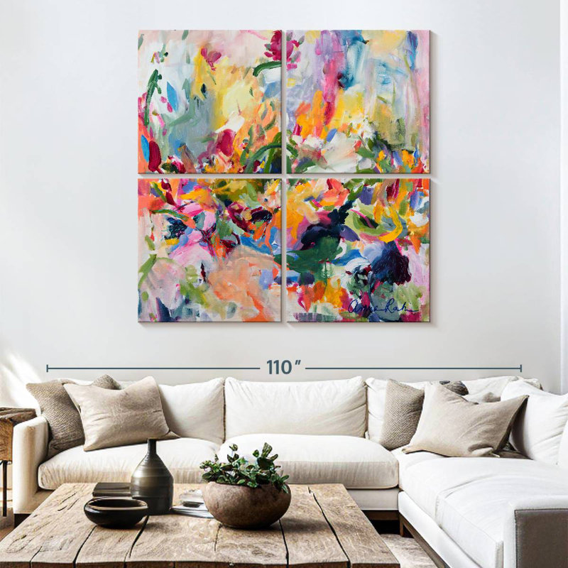 In The Springtime, 74" H x 74" W