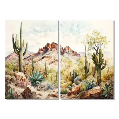 Marche - art mural moderne 2 pièces