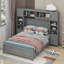 Lit plateforme double avec rangement double-1163661477
