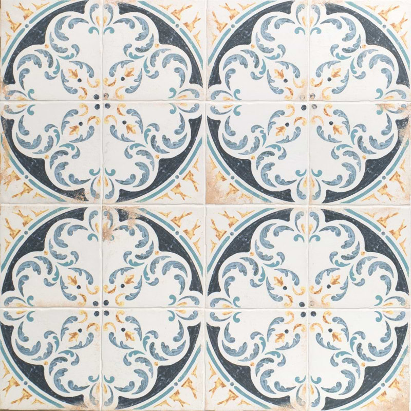 Terre cuite Solara X 8,85 po Carreau de plancher et de mur en porcelaine matte (8,69 pieds carrés / caisse)