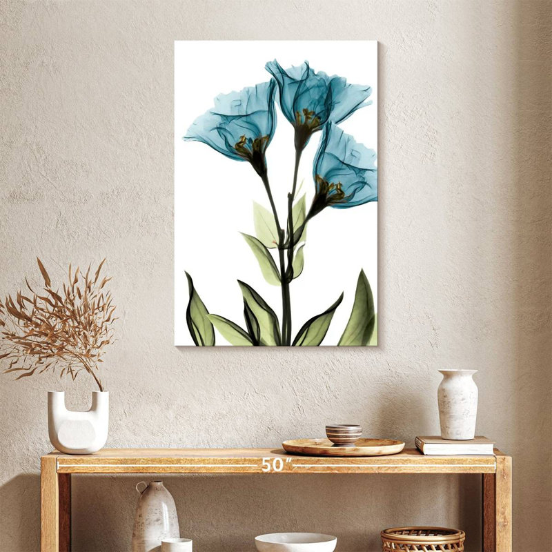 Harnek Gentian, 36" H x 24" W