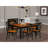 Beley 6 - Person Four Leg Dining Set-124549077
