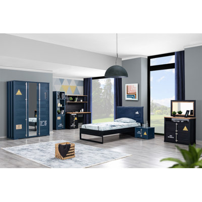 Grand 6 -Piece Upholstered Kid Bedroom Set